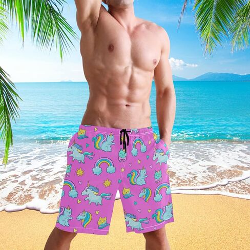 visesunny Black Gold Butterfly Summer Men's Swim Trunks Quick Dry Bathing Suits Beach Holiday Party Swim Shorts in Saudi Arabia