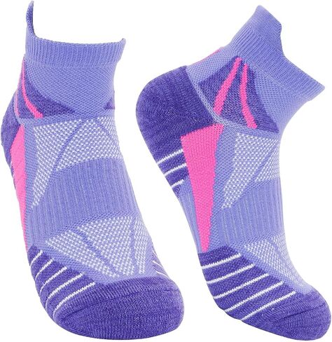 Dohia Womens Ankle Socks Athletic Cushioned Anti-blister Low Cut Comfort Breathable Performance Athletic Socks D3-NSDW in Kuwait