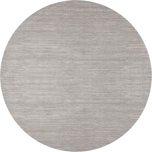 SAFAVIEH Vision Collection 5' Round Silver VSN606G Modern Ombre Tonal Chic Non-Shedding Dining Room Entryway Foyer Living Room Bedroom Area Rug in Saudi Arabia