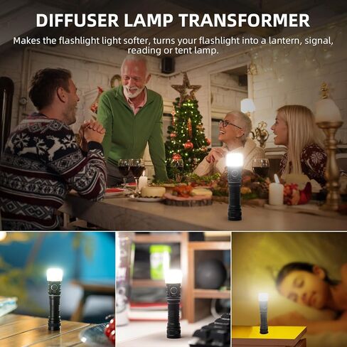 WUBEN E05 مصباح يدوي صغير قابل لإعادة الشحن، 900 لومن مصباح يدوي مغناطيسي فائق السطوع مع 6 أوضاع إضاءة، IP68 مصباح جيب مقاوم للماء للتخييم في الهواء الطلق في حالات الطوارئ الداخلية in Kuwait