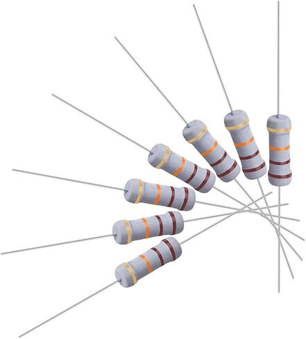 uxcell 50Pcs 11K Ohm Resistor, 1W 5% Tolerance Metal Oxide Film Resistors, Axial Lead, Flame Proof for DIY Electronic Projects and Experiments in Saudi Arabia