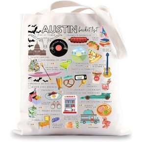 Austin Texas Tote Bag Austin Vacation Gifts Austin Texas Shoulder Bag Austin Souvenirs Gifts