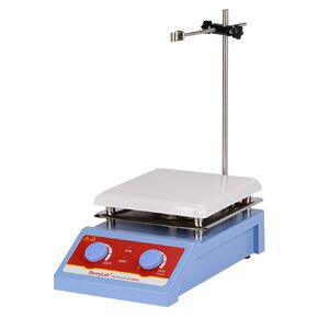stonylab Hotplate Magnetic Stirrer, YQ-701016 5L Capacity 0-1600 rpm Speed Magnetic Stirrer with 7.4" x 7.4" Ceramic Hot Plate, Max 380℃, Rated Power 600W, 110V