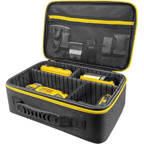Hard Portable Tool Carrying Case with Precision Fit & Organization fits for DEWALT DCS354B / DCS356B 20V Max Brushless Cordless Oscillating & Milwaukee M18 2626-20 Multi-Tool,Storge Mastermind