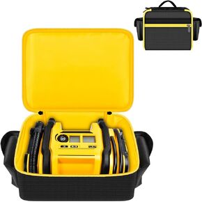 Air Compressor Bag Case Compatible with DEWALT 20V MAX Tire Inflator DCC020IB, Cordless Tools Storage Holder Organizer with Pocket for Battery Pack and Charging Kit (Box Only)
