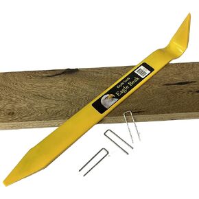 أدوات Keyfit Eagle Beak للأرضيات الصلبة من الخشب الصلب، أداة إزالة الدبابيس وسحب الجوانب لـ 16، 18 غيج 2 بوصة، دبابيس متوافقة مع Bostitch وجميع العلامات التجارية للتركيب، مسامير البناء والدباسات