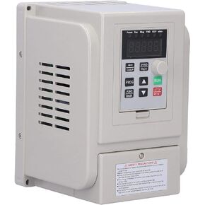Variable Frequency Drive, 110VAC 50/60Hz 1500W VFD Inverter Converter, VFD Inverter Frequency Converter (Single-Phase Input, 3 Phase Output)