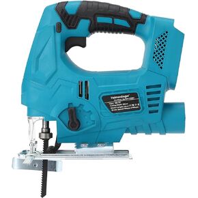 Heimerdinger Cordless Jig Saw for Makita 18V Battery(Not Included), Variable Speed Electric JigSaws with Wood Cutter Blades and LED Light,Scale Ruler