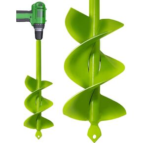 Auger Spiral Drill Bit for Planting 3x12inch Upgraded Drill Bit for Fast Digging Garden Auger Drill Bit for Planting Bulbs Flowers Planting Auger for Drill Post Hole Digger for 3/8" Hex Drill