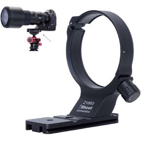 iShoot Metal Lens Collar Tripod Mount Ring Compatible with Nikon Nikkor Z 180-600mm F5.6-6.3 VR, Lens Support Holder Bracket Bottom Arca-Swiss Fit Quick Release Plate for Arca Clamp Head & Stabilizer