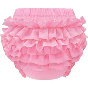 Olreco Baby Bloomers Diaper Covers for Girls Ruffle Bloomers for Toddler Girls Diaper Cover Baby Girl Shorts Infant Underwear