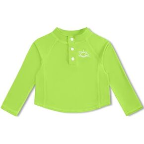 BesserBay Unisex Baby UV Protection Long Sleeve Snap Front Rashguard Shirt 0-36 Months