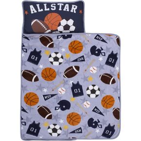 Everything Kids Solar System Navy, Orange, and Gray Toddler Nap Mat in Saudi Arabia