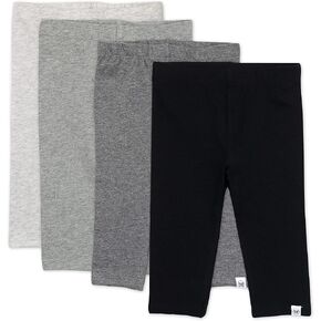 HonestBaby Multipack Leggings Skinny, Flare and Cargo Pants Organic Cotton for Infant Baby Girls, Toddlers, Little Kids in Kuwait