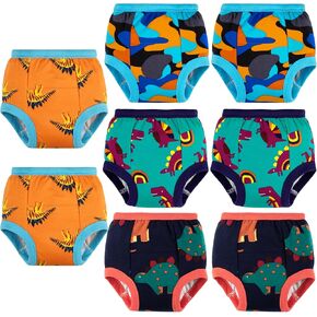 سراويل تدريب على استخدام المرحاض للأطفال من بيج إليفانت مكونة من 8 قطع، ملابس داخلية قطنية للتدريب على المرحاض للأولاد والبنات من عمر 12 شهرًا إلى 5 سنوات in Kuwait