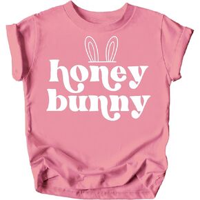 Olive Loves Apple Honey Bunny Easter Shirt for Baby and Toddler Youth Girls