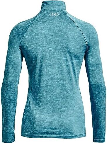Under Armour Women's Tech Twist ½ Zip Long-Sleeve Pullover , Beta Tint (658)/Metallic Silver , X-Small in Saudi Arabia