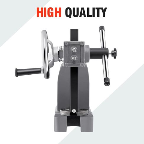 مكبس أربور 1 طن بعجلة يدوية، مكبس أربور يدوي من الحديد الزهر عالي التحمل 1 طن، أقصى ارتفاع 6.45 بوصة، مكبس أربور سطح المكتب، آلة ضغط معدنية للختم وتشكيل الانحناء والتمدد in Kuwait