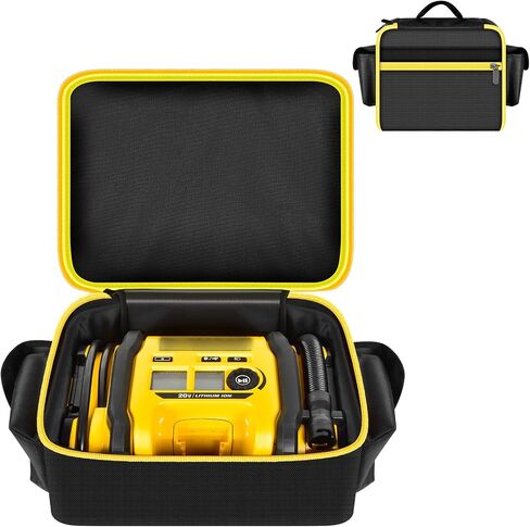 حقيبة ضاغط الهواء متوافقة مع منفاخ الإطارات DEWALT 20V MAX DCC020IB، منظم حامل تخزين الأدوات اللاسلكية مع جيب لحزمة البطارية ومجموعة الشحن (صندوق فقط) in Kuwait