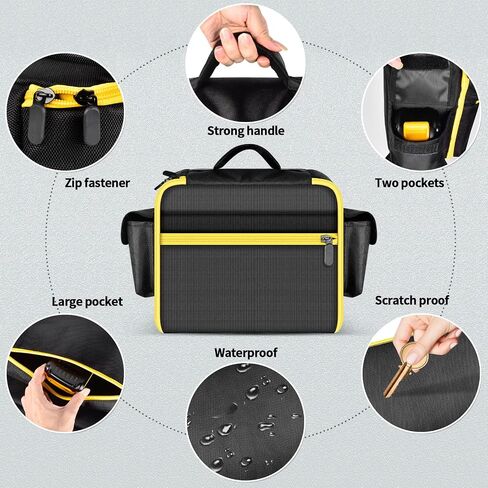 حقيبة ضاغط الهواء متوافقة مع منفاخ الإطارات DEWALT 20V MAX DCC020IB، منظم حامل تخزين الأدوات اللاسلكية مع جيب لحزمة البطارية ومجموعة الشحن (صندوق فقط) in Kuwait