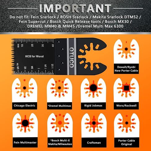150Pcs Oscillating Saw Blades, Multi-Tool Blades Kit for DeWalt Ryobi | Bi-Metal Blades for Wood Metal Cutting, Oscillating Tool Accessories Tool Blade Kits for Makita, Rockwell, with Sanding Paper in Saudi Arabia
