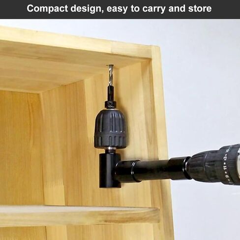 90 Degree Angle Drill With 4 Keys, 0.8-10mm Right Angle Bend Extension, Right Angle Drill Attachment, Cordless Right Angle Drill Attachment Adapter 90 Degree Handle Chuck in Kuwait