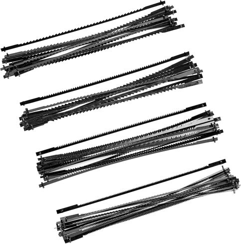 CONNOO 50 حزمة من 50 قطعة من شفرات المنشار التمرير مقاس 5 بوصات بديلة لـ Wen 3921 3923، Dremel، Craftsman، Ryobi، Penn State، Delta، جميع منشار التمرير 15 بوصة و16 بوصة للخشب in Kuwait
