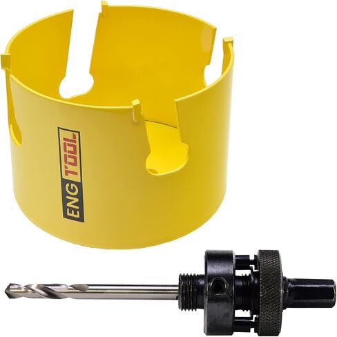 4 قطع من MaxTool 3-5/8 بوصة منشار TCT 92 مم من الكربيد طرف منشار ثقب طيار لقطع الطوب الأسفلت والخرسانة والجبس والبلاط البلاستيكي الخشب MDF؛ CT00Y57R340EA in Saudi Arabia