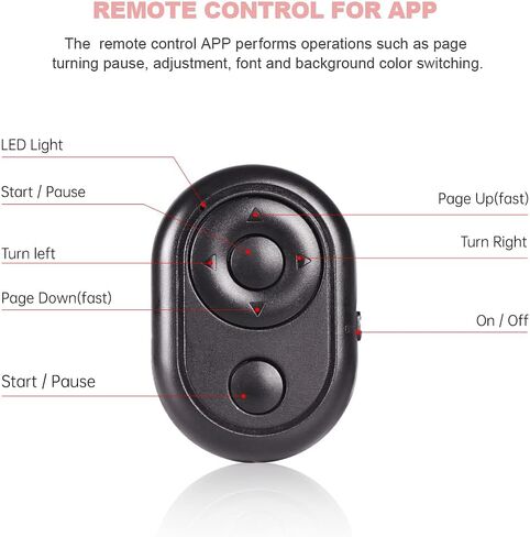 LENSGO TC7S Portable Teleprompter for Phone, Mini Teleprompter with Remote Control Compatible with iPhone & Android for Online Teaching Vlog Live Streaming Interview, Fold in One Sec in Kuwait