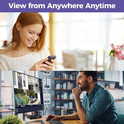 xmartO 10X Zoom Security Camera, 2K HD 24/7 Recording Security Camera System with Auto Tracking, Wireless PTZ Home Security System for Indoor Outdoor Surveillance, Motion Detection, 2-Way Audio in Kuwait