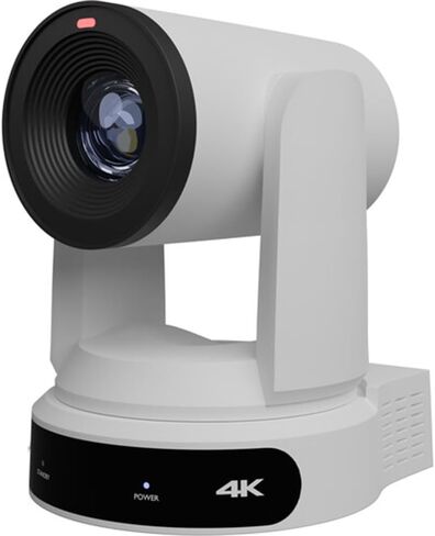 كاميرا PTZOptics Link 4K SDI/HDMI/USB/IP PTZ مع تكبير بصري 20x (أبيض) حزمة مع HuddleCamHD (أبيض) HCM-1 دعامة تثبيت صغيرة على الحائط ومناديل تنظيف الشاشة المضادة للكهرباء الساكنة in Saudi Arabia