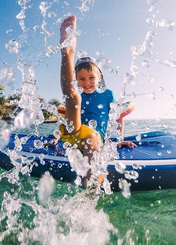 قميص سباحة Willit Boys Rash Guard بأكمام طويلة للأطفال/البنات الصغار بعامل حماية من أشعة الشمس 50+ قميص حماية من الشمس سريع الجفاف in Saudi Arabia