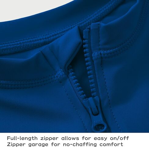 قميص سباحة Willit Boys Rash Guard بأكمام طويلة للأطفال/البنات الصغار بعامل حماية من أشعة الشمس 50+ قميص حماية من الشمس سريع الجفاف in Saudi Arabia