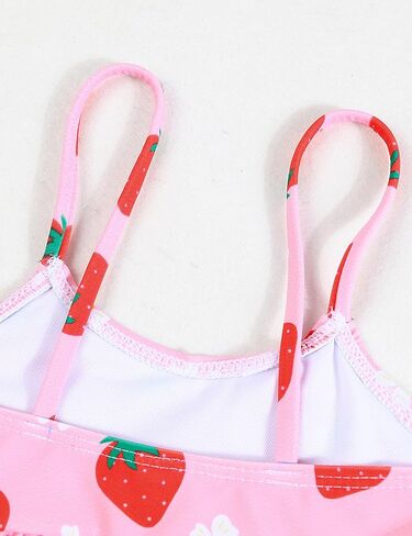 Puseky طفل رضيع الفتيات قطعتين ملابس السباحة بلا أكمام حزام ثوب سباحة مثير الصيف الشاطئ ثوب السباحة 6M-4T in Kuwait