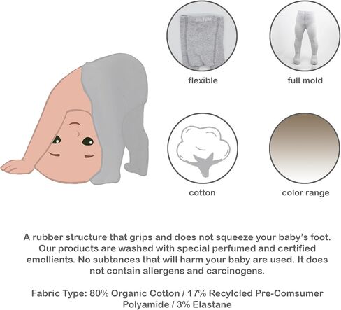 Baby Girls Tights Thick Leggings Soft | Warm Organic Cotton Stockings Pantyhose | Newborn Infant Toddler 2 Pack in Saudi Arabia