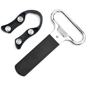 Wine Opener, Two-Prong Wine Cork Puller, Two Prong Cork Puller and Foil Cutte, Home Bar Bottle Opener, Portable Zinc Alloy Beer Kitchen Tool for Wine Champagne Beer, Easy Use