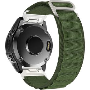 Nylon-Band for Garmin Fenix 7/ Fenix 7 pro/Fenix 6/ Fenix 6 pro/Fenix 5/ Fenix 5 Plus,Quickfit 22mm Adjustable Nylon Loop Bands for Garmin Forerunner 935/945, Instinct,Approach S62/S60