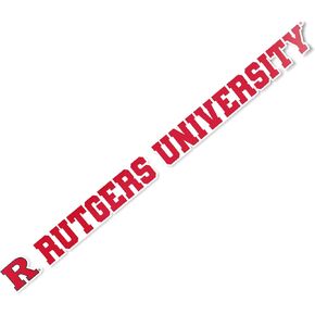 Desert Cactus Rutgers Sticker Name Logo Vinyl Decal Laptop Water Bottle Car Scrapbook (15 Inch Sticker)