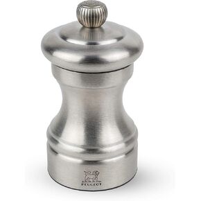 Peugeot 33033 Bistro Chef Salt Mill, 10cm/4", Stainless Steel