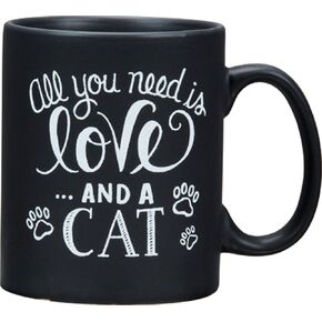 Primitives by Kathy All You Need Is Love And A Cat Mug