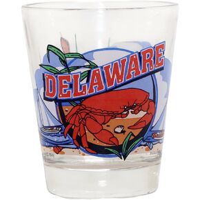 Delaware 3 View Shot Glass