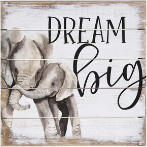Simply Said, INC Beaded Frame Nursery Wall Art - What They Believe is What They Become - 14 x 14 inch Wood Sign - Baby Room Decor - Gift for New Mom - Baby Shower Gifts - Made in USA - BAO1064