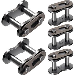 10 عبوات #50 وصلة توصيل سلسلة دوارة، وصلات سلسلة صناعية شديدة التحمل من الفولاذ الكربوني، وصلة موصل رئيسية للدراجات النارية والدراجات الزراعية ومزيل الثلج in Kuwait