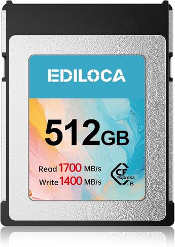 EF5 2TB CFexpress Type B Memory Card R: 1700MB/s W: 1500MB/s Capture RAW 8K and 4K HD Videos in Saudi Arabia