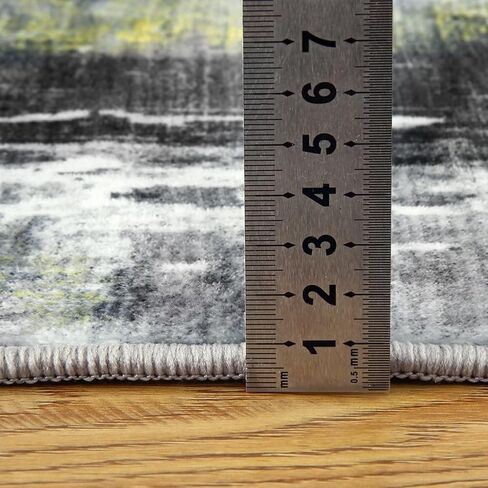 IMINROME Runner Rug 2x6 Soft Entryway Runner Modern Ink Print Hallway Runners Contemporary Abstract Floor Mat Chic Indoor Living Room Bedroom Distressed Runner Kitchen Rug Tribal Dining Non Slip Rug in Saudi Arabia