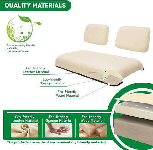 XUANYUDG0769 مقاعد بديلة لعربة الجولف بما في ذلك الجزء السفلي للمقعد ومسند الظهر لسيارة Club DS 1982-2000.5، أسود in Kuwait