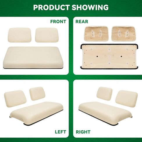 XUANYUDG0769 مقاعد بديلة لعربة الجولف بما في ذلك الجزء السفلي للمقعد ومسند الظهر لسيارة Club DS 1982-2000.5، أسود in Kuwait