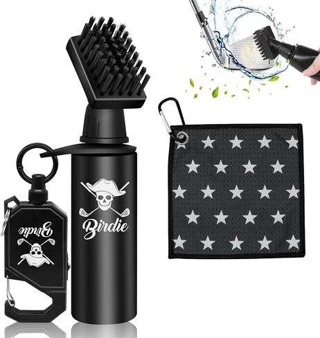 montela golf Club Cleaner Brush Golf Water Brush with Mini Towel Golf Brush Cleaning Golf Club & Ball Golf Club Cleaner Kit Golf Accessories for Gift for Men/Women,Blue in Saudi Arabia