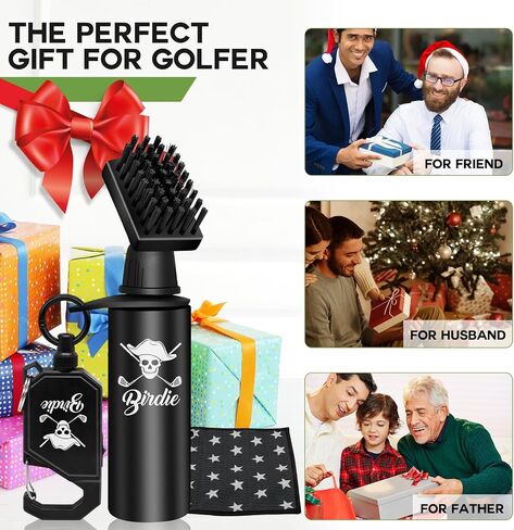 montela golf Club Cleaner Brush Golf Water Brush with Mini Towel Golf Brush Cleaning Golf Club & Ball Golf Club Cleaner Kit Golf Accessories for Gift for Men/Women,Blue in Saudi Arabia