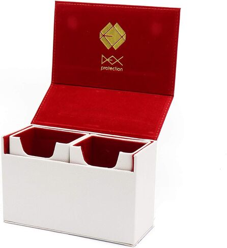 Dex Protection The Dualist Deck Box | 120 Card Storage Capacity | Dual Storage Compartments | Magnetic Closure | Matte Exterior Finish with Velvet Lined Interior in Kuwait